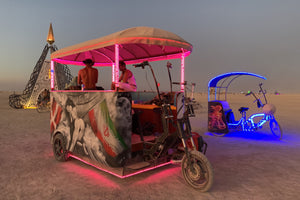 Burning Man Art Car Bike Custom build bikes and pedicabs online buy VIP Custom Cycles