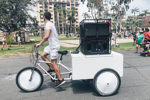used new cargo pedicab bikes for sale in San Diego VIP Custom Cycles