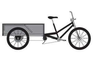 Flatbed Cargo Bike - VIP Custom Cycles